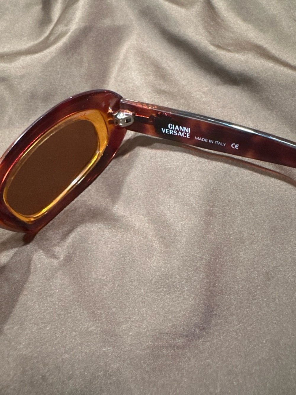 authentic vintage tortoiseshell versace sunglasses - Picture 3 of 5
